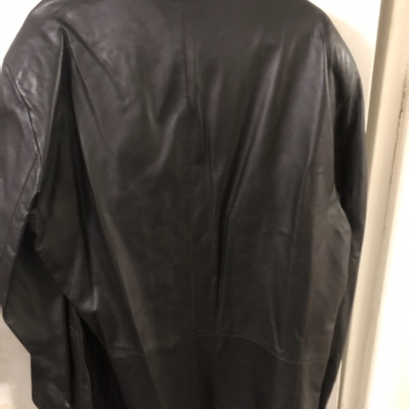 Giorgio Armani Collezoni Leather Blazer - Picture 5 of 6